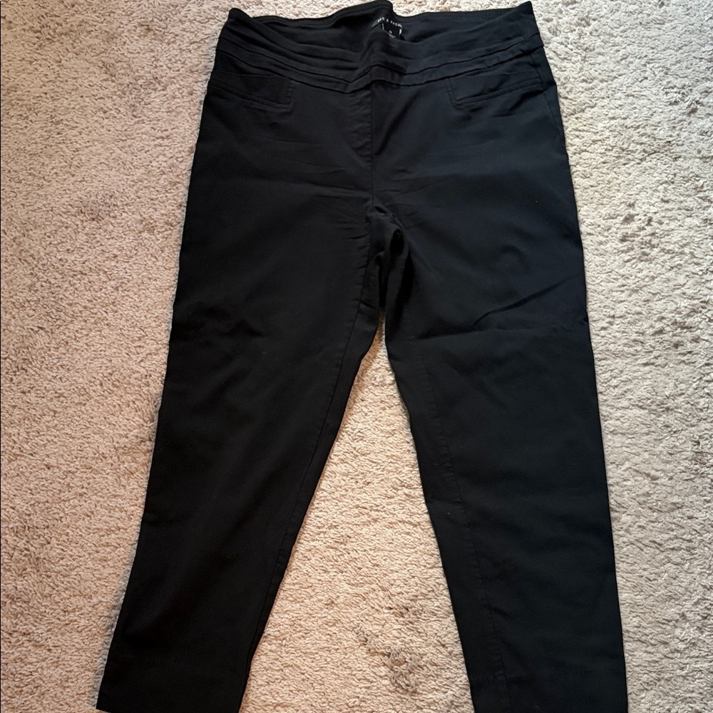 Zac & Rachel Black Straight Leg Pants